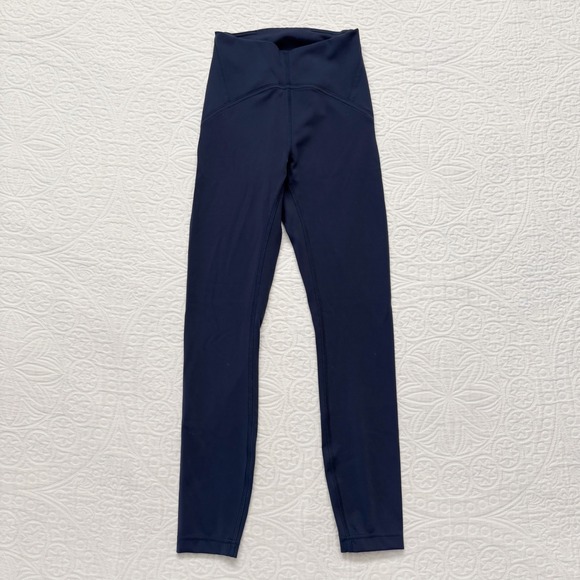 Lululemon Instill High-Rise Tight (25" Inseam), Navy‎ Blue - Picture 2 of 6